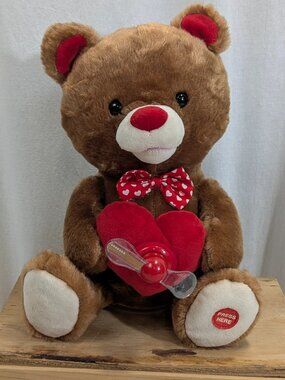 Light-Up Musical Valentine's Day Bear *Please Play Video
